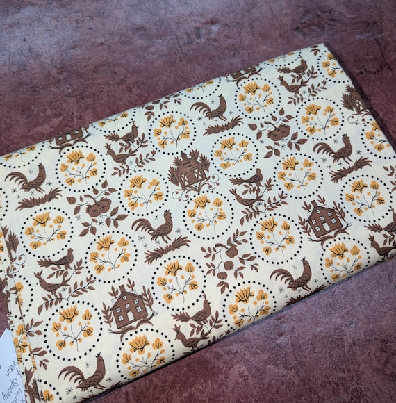 Vintage 1950's Novelty Fabric.