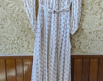 Antique 1850's Cotton Dress.