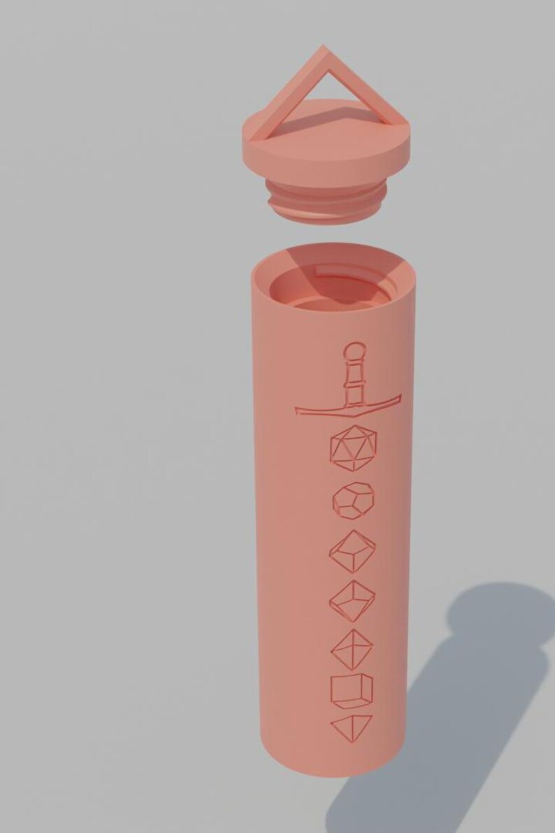 Dice Sword Dice Container STL- 3D File Only - Etsy