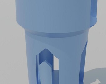 Adaptador ancho para portavasos de automóvil STL (sin texto hidratado) - Solo archivo 3D