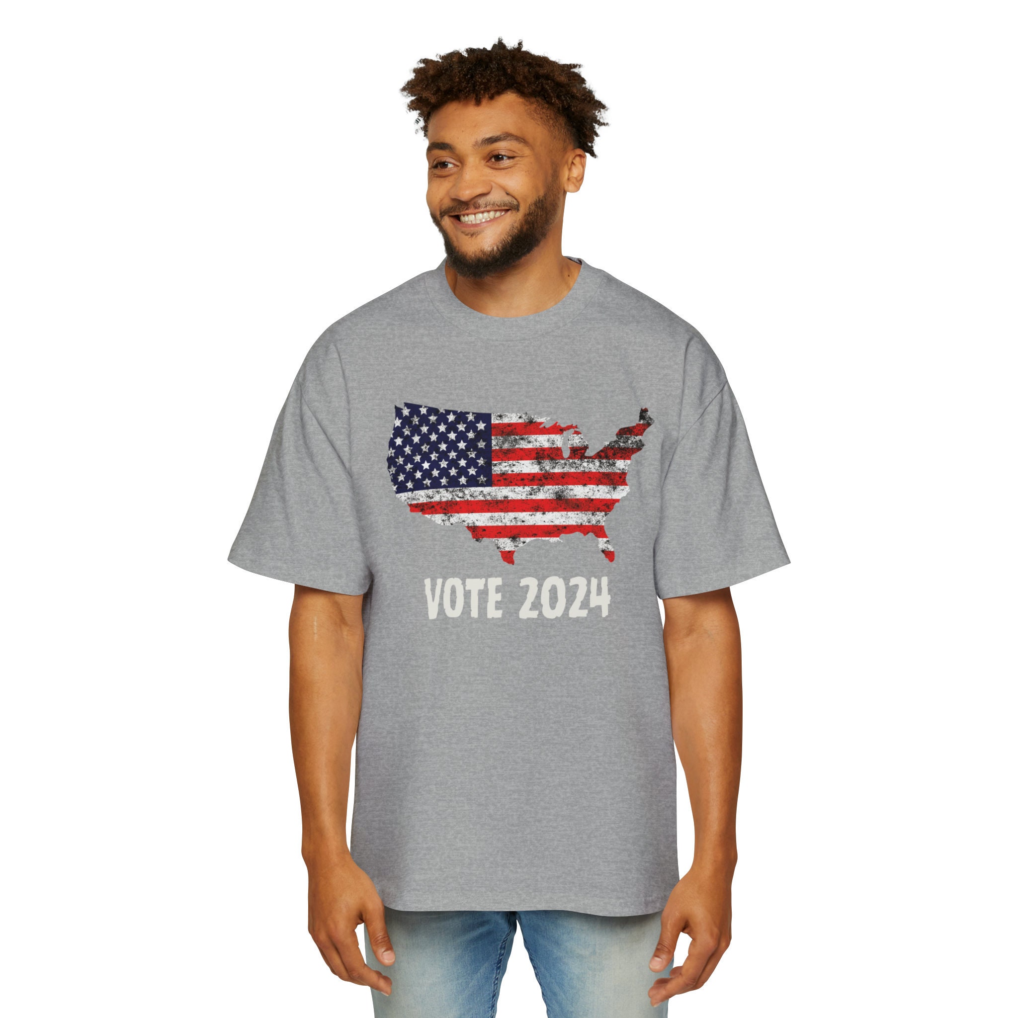 USA Vote 2024 Heavy Oversized Tee, Vote 2024 Tshirt, Election 2024 ...