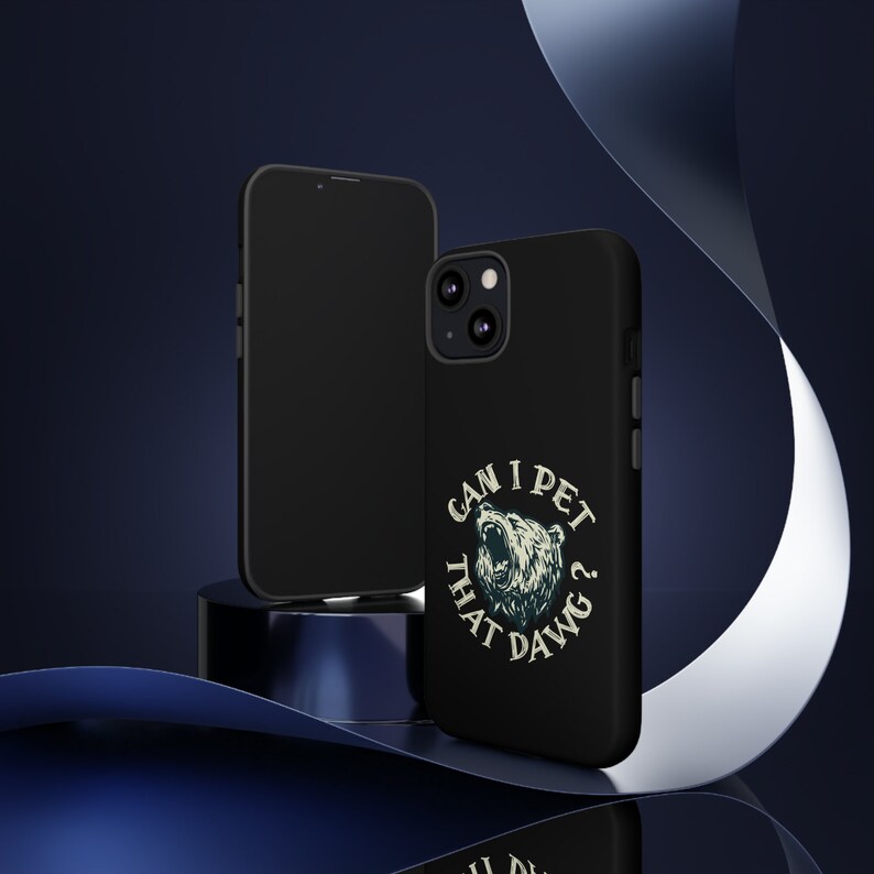 Can I Pet That Dawg Funny Tiktok Meme Tough Phone Cases, Can I Pet That ...