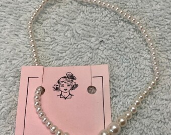 Kathy’s Kreations Synthetic Pearl Necklace.