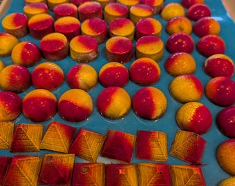 Pre-Order Pineapple Upside-Down Cake Truffles | Gourmet Artisanal Chocolate Truffles | Gift Box