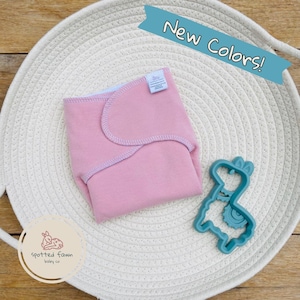 Stretchy Preflat Cotton Solids | Newborn Preflat | One Size Preflat | Preflat Cloth Diaper | Cotton Diaper