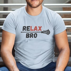 Mannen Lacrosse Tee - Grappig Lacrosse Shirt - Lacrosse Gift - LAX Shirt - Sportkleding - Sport Grafische Tee - Game Day Tee