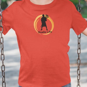 Youth Lacrosse Goalie Tee - Lacrosse Shirt for Boys - Cool Lacrosse Shirt - Lacrosse Gift - Sports Graphic Tee - Game Day Tee