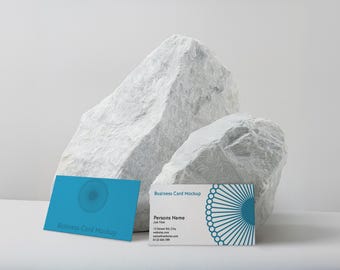 Business Card Mockup – US & Australian Sizes PSD Files