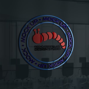 Logo Signage Mock-ups - 4 PSD files with smart objects