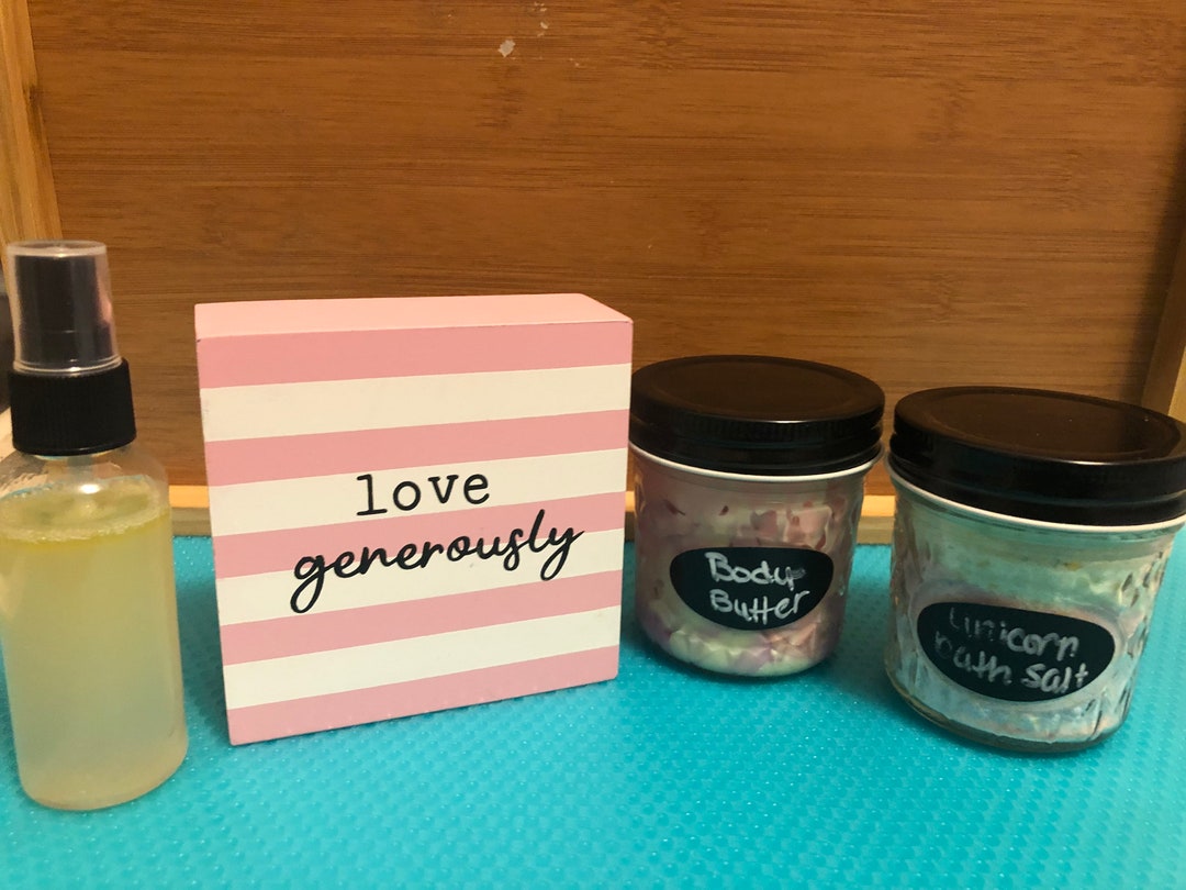 Bath Gift Set for Teens Body Butter Bath Salt Gift for Her Etsy