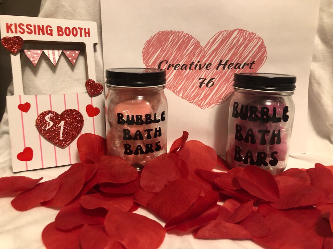 Bubble Bath Bars, Valentines Scented Bubble Bath, Date Night Relaxing