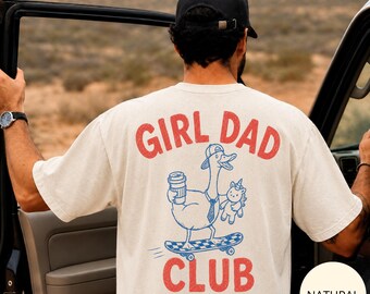 Girl Dad Club Shirt, Funny Dad of Girls Gift, First Father's Day Shirt, New Dad Gift, Dad Life Chaos Tee