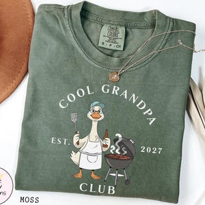 Comfort Colors® Grandparents Matching Shirts: Silly Goose Club Tee, New Pregnancy Announcement Tshirt, First Time Grandparent Gift image 7