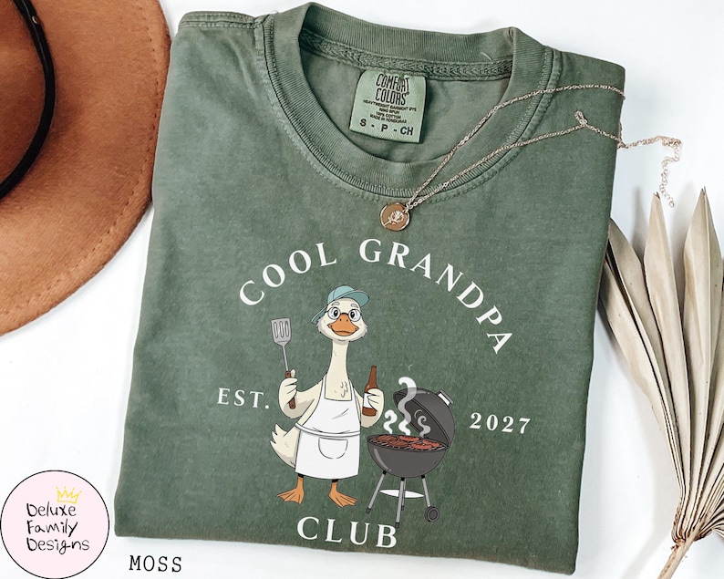 Comfort Colors® Grandparents Matching Shirts: Silly Goose Club Tee, New Pregnancy Announcement Tshirt, First Time Grandparent Gift image 7