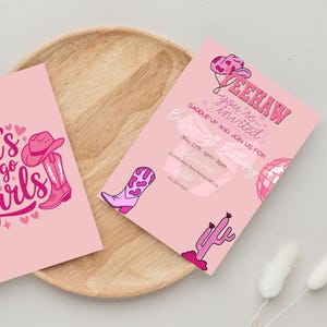 Party invitation for Country/Western themed party