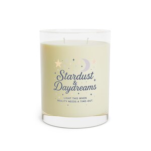 Relaxing Scented Candle - &quot;Stardust & Daydreams&quot; for Self-Care, Aromatherapy, Home Decor, Gifts