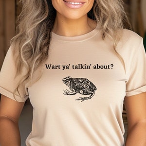 Toad Shirt, Frog t-shirt, Funny graphic tee, Herpetology Gifts, Unisex Jersey Short Sleeve Tee