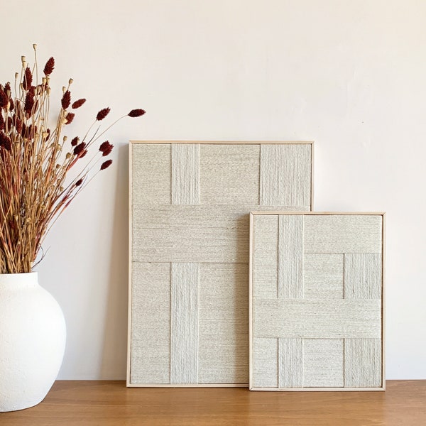 Beautiful view of Textured Jute Wall Art For Sale