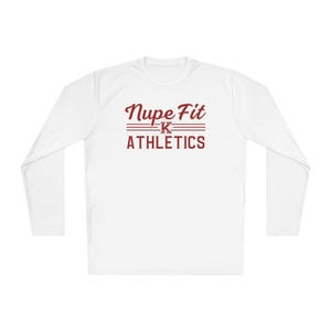 Camiseta de manga larga Kappa Alpha Psi Nupe Fit, unisex, absorbente de humedad, ideal para atletismo, universitarios, miembros de fraternidades, nupes y entrenamiento.