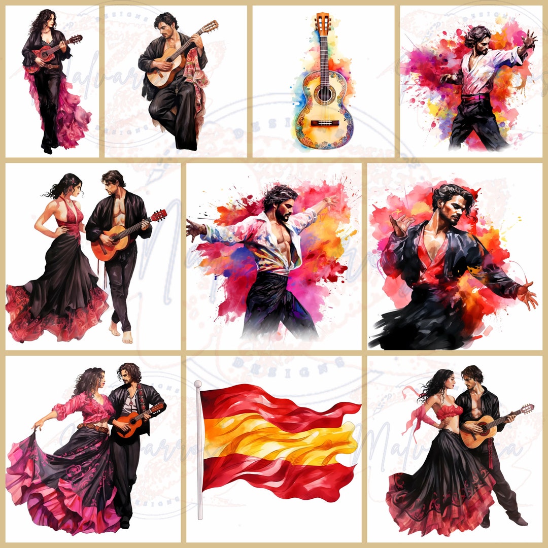63 Spanish Party Decoration Printable Spain Decorations Spain CLIPART ...