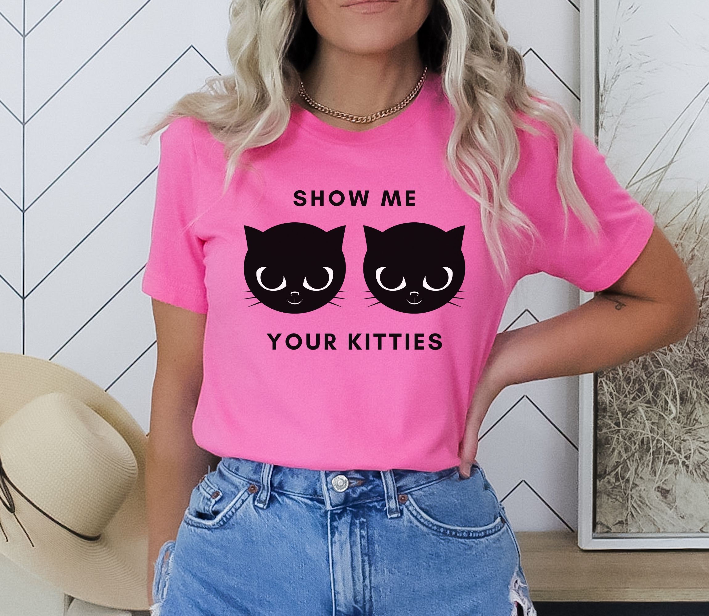 thumbnail image 2 of NKNSHOP Stop Staring At My Kitties Funny Cat T-Shirt & Apparel - Multiple Styles Available 2 of 10