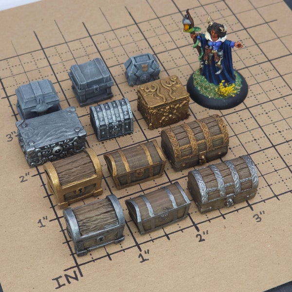 Treasure Chests For Your Tabletop Game / TTRPG Campaign