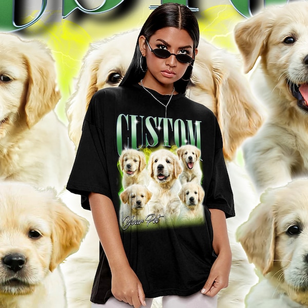 Custom Dogs png, Custom Pet png, Retro 90's Custom