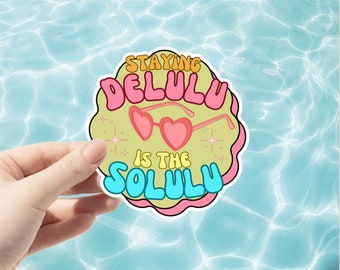 Autocollant de santé mentale Funny Retro Laptop Sticker MacBook Pro Decal citation positive Sticker Funny Affirmations For Teen Cute Gift For Friends