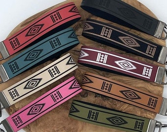 Navajo Sash Belt Design Key Chain/Wristlet