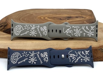 Neuroscience Themed Watch Band for Apple and Samsung