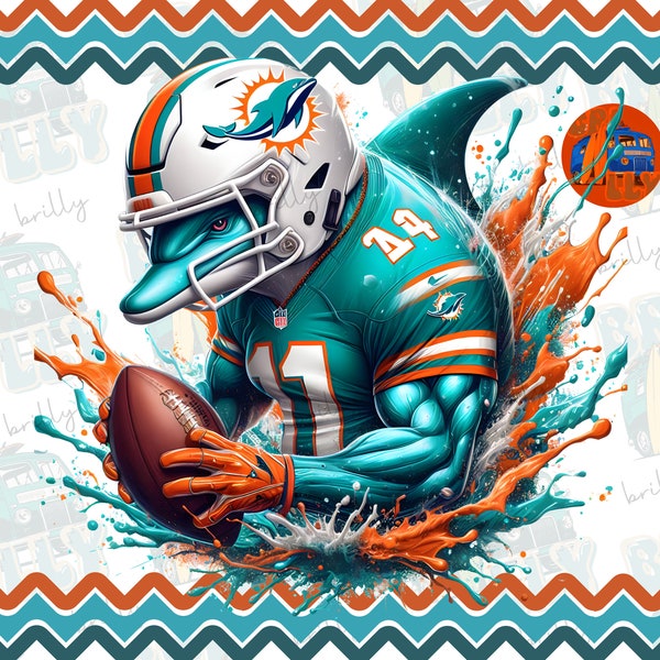 Miami Dolphins | Dolphins Mascot | Team Support | Miami Digital File | PNG