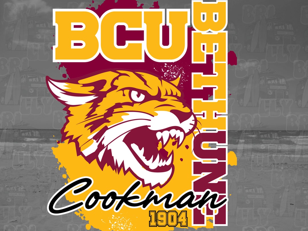 BETHUNE Cookman Football Team School Sprit HBCU Digital File PNG Bcu Etsy