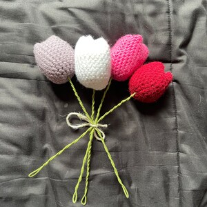 Crochet Tulip Bouquet