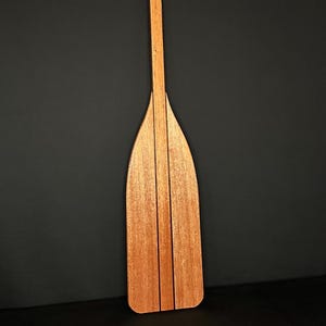 47.5" Mahogany and Peruvian Walnut  canoe paddle