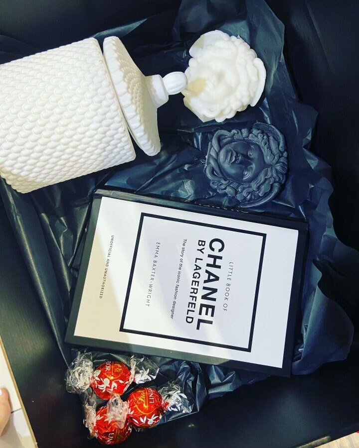 Chanel Black African Box Décor Fashion Book