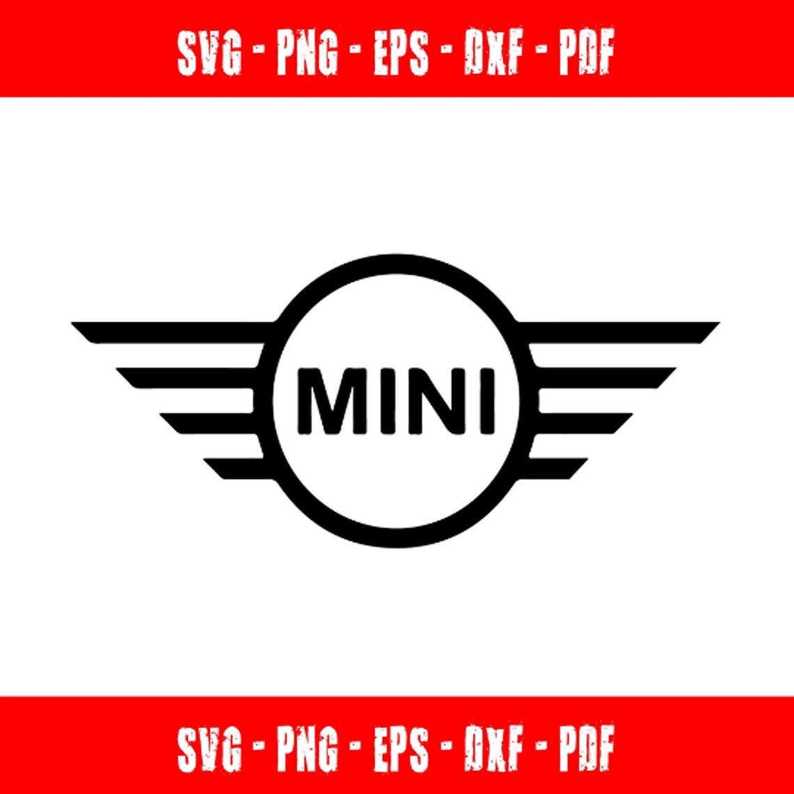 MINI Cooper Car Logo, Png, Pdf, Eps, Dxf, Svg, Cricut Cut File Instant