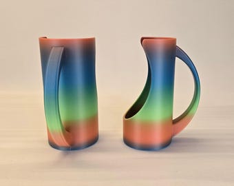 Slim Tall Can Holder with Handle (Rainbow Matte Colors) for energy and sports drink cans.