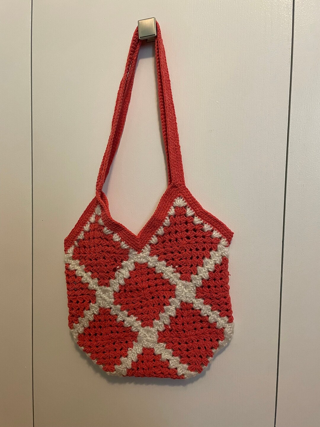 Granny Square Tote Bag Handmade Etsy