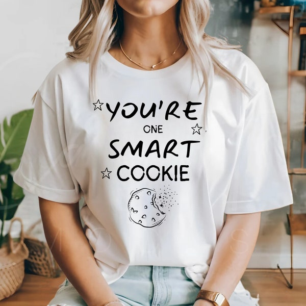 you're one smart cookie shirt, baking mom shirt, baking shirt, baker shirt, culinary teacher shirt, cooking gift, baker gift, unisex style