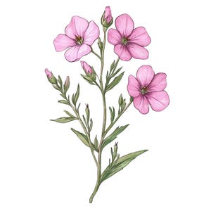 26 Clipart abstrait fleur rose, fleurs dessinées à la main, clipart aquarelle imprimable, créations en papier, fichiers JPG de haute qualité, téléchargement numérique