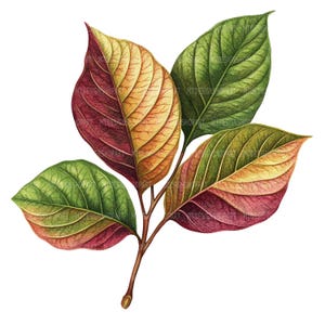 16 Tropical Leaves Clipart, Watercolor tropical leaves, Printable Watercolor Clipart, Paper Craft, High Quality JPGs, Digital Download