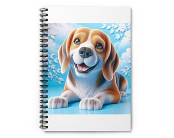 Beagle Notebook Chocolate Labrador Retriever Spiral Notebook - Etsy