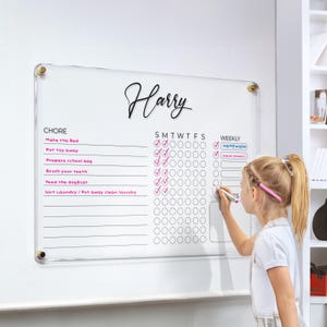 dry erase board
dry erase calendar
acrylic calendar
chore chart for kids
custom chore chart
chore chart children
homeschool chart
chore chart girl
chore chart for 2
memo board
responsibility chart
daily routine board
perpetual calendar