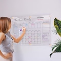 Acrylic Family Calendar | Family Planner  |  Dry Erase Calendar | Personalize Dry erase Board | Acrylic Calendar |  Acrylic Planner