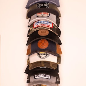 Wall-mounted Hat & Sunglass Rack Combo | Complete Accessory Racks Set ...