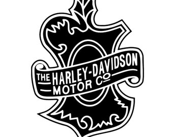 Premium Vinyl Harley Davidson Oak Leaf Logo decal sticker