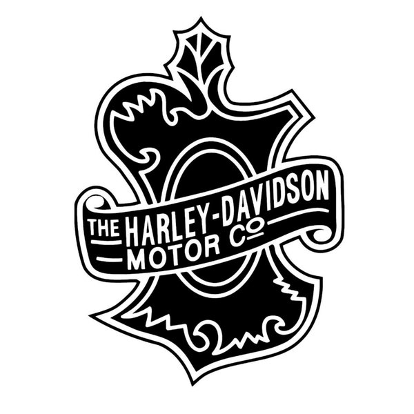 Premium Vinyl Harley Davidson Oak Leaf Logo decal sticker