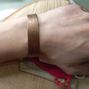 Handcrafted copper bracelet