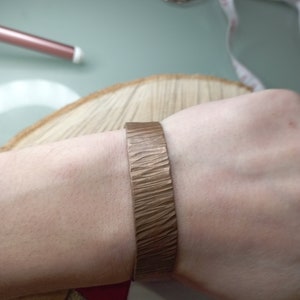 Handcrafted copper bracelet
