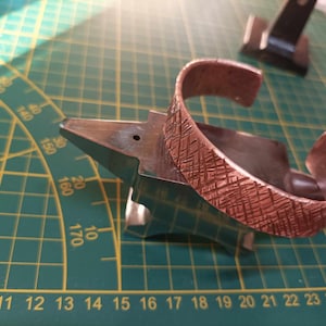 Handcrafted copper bracelet